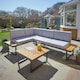 image 3 of Modular Garden Furniture Sofa And Matching Coffee Table Set Outdoor Furniture