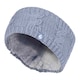 image 1 of Ladies Cable Knitted Fleece Lined Thermal Winter Ear Warmer Headband | Blue | Blue | One Size | 1
