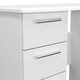 image 8 of Windsor 3 Drawer Vanity in White Gloss & White Matt (Ready Assembled) | White | White Gloss & White Matt