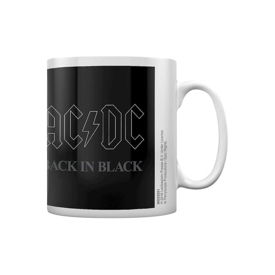 AC/DC (BACK IN BLACK) MUG - Coffee Mugs N/A