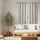image 6 of Taupe Grey Linen Blackout Eyelet Curtains - 46x54 Inch Drop - 2 Panel | Cream | One Size