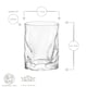 image 3 of Bormioli Rocco Sorgente Double Whisky Glasses - 420ml - Pack of 6
