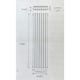 image 2 of 1800mm (H) x 450mm (W) - Stainless Vertical Radiator (Paris) - SINGLE Panel - (1.8m x 0.45m) - Depth 63mm