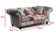 image 9 of Multicoloured Velvet Patchwork 2 Seater Scroll Arm Chesterfield Sofa PORTOFINO