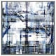 image 1 of Blue grunge pattern (Picutre Frame) Grey | S