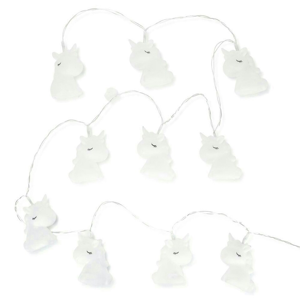 image 1 of ValueLights White String Light and LED .64W Bulb