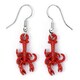 image 1 of FRIENDS TV Show 3D Lobster Dangle Earrings FTE0013