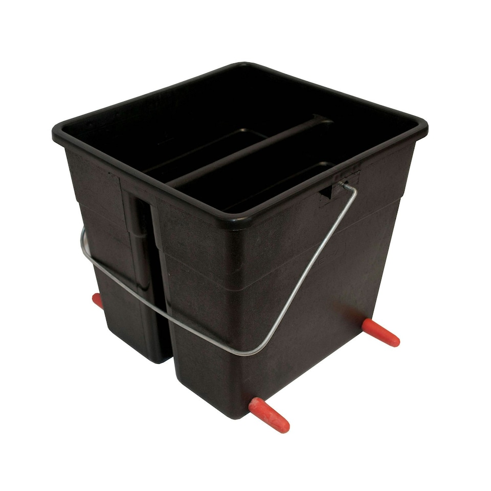 Nettex Lamb Feeder Bucket Set - Black/Red - One Size