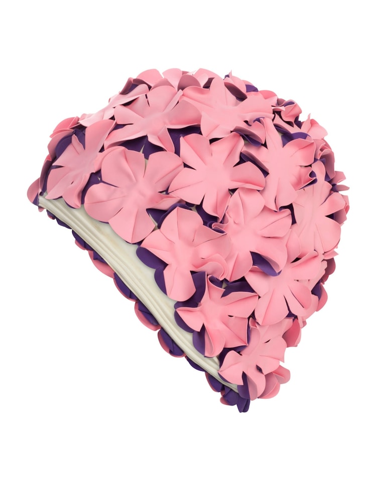image 1 of Fashy Flower Rubber Swim Cap