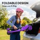 image 9 of AIYAPLAY Electric Scooter for Age 6-10, 3 Wheel Foldable Kids Scooter | Purple