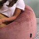 image 6 of icon Aurora Classic Velvet Bean Bag Chair Dusk Pink Bean Bags Pink | Pink
