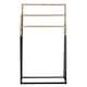 image 5 of Black Freestanding 3 Tier Towel Rack Stand