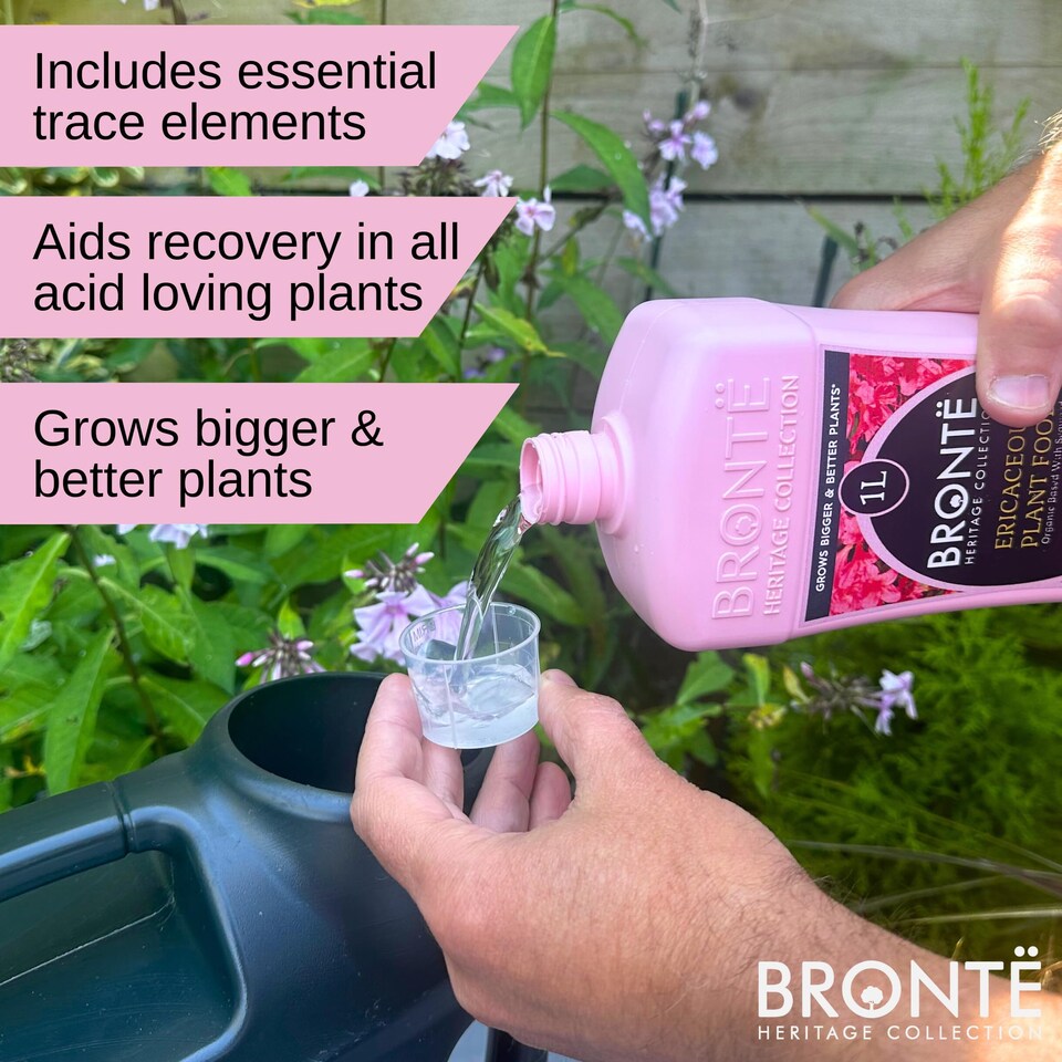 image 1 of Bronte Heritage Collection Ericaceous Plant Food 1L Concentrated Liquid Fertiliser Super-concentrated organic liquid fertiliser