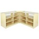 image 3 of Fusion Maple Shop Counter & Retail Display Set Brown