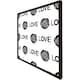 image 2 of Rose & love print (Picutre Frame) Black | XL