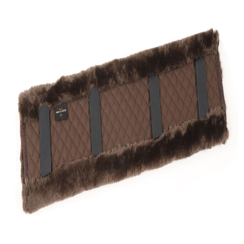 image 1 of Shires Performance Supafleece Gp Girth Cover Brown | 38 Inch