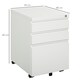 image 3 of Vinsetto 3 Drawer Vertical File Cabinet Lockable Metal Filling Cabinet