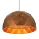 image 2 of Interiors by Premier Large Coffee Dome Pendant Light
