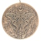 image 3 of Something Different Terracotta Luna Moth Plaque - Bronze - One Size