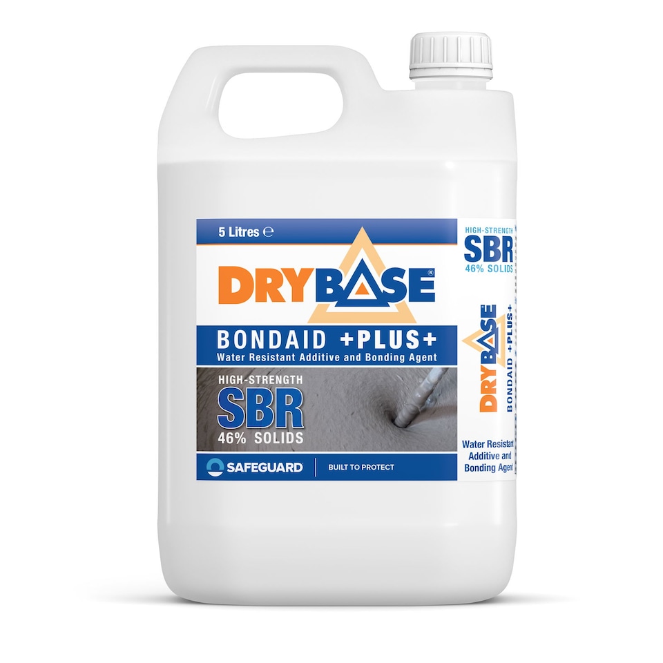 image 1 of Drybase Bondaid Plus SBR 5 litre Water resistant bonding Agent for Sand/Cement