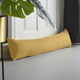 image 2 of Velvet Chenille Draught Excluder - 90cm x 15cm x 15cm - Ochre