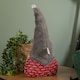 image 3 of 35cm Battery Operated Light up Christmas Gonk with Grey Hat & Red Body