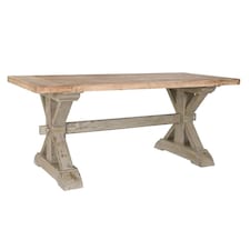 Dining Table DKD Home Decor 180 x 80 x 76 cm Fir Natural Wood N/A