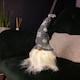 image 2 of 56cm Battery Operated Light Up Christmas Standing Gonk Decoration in Grey