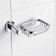 Showerdrape Admiralty Chrome Stainless Steel Wall Mounted Soap Basket | Silver | 1