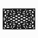 image 1 of Nicoman Victorian Style Rubber Outdoor Door Mat Black 90 x 60cm