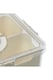 image 6 of Living and Home Food Storage Container with 3 Compartments for Fridge or Picnic,31cm W x 24cm D x 14.2cm H | White