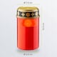 image 7 of GEEZY LED Grave Candles Set of 2 Red Flickering Battery Outdoor Decoration Light