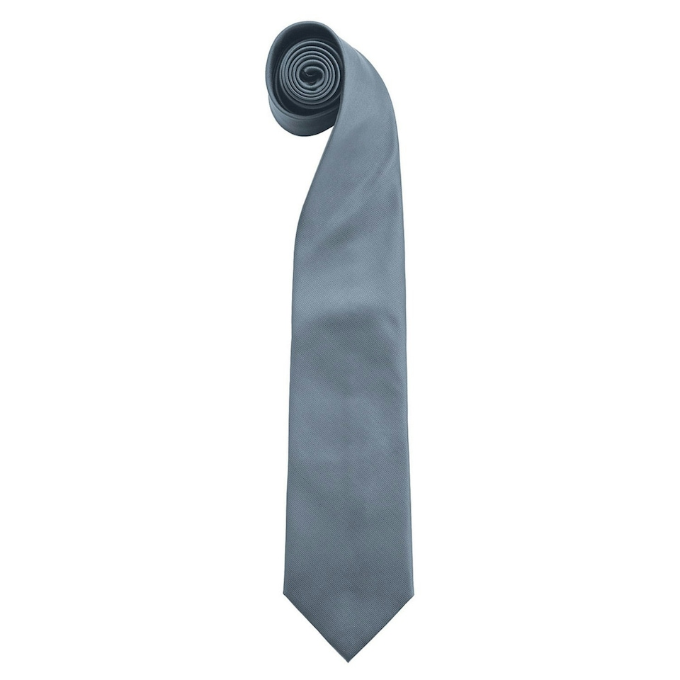 image 1 of Premier Mens Colours Fashion Tie - Grey - One Size