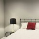 image 5 of Gold Plated Table Touch Light with Black Cotton Fabric Shade Gold | Black