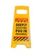 image 1 of Desk Warning Sign - Satisfying Poo