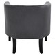 image 4 of Interiors by Premier Grey Velvet Studded Chair, Easy to Clean Leather Armchair, Body Supportive Accent Chair