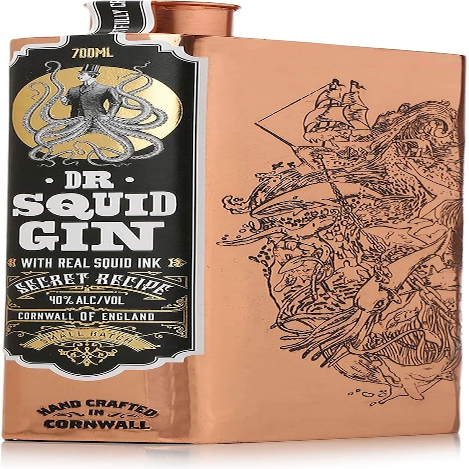 image 1 of Dr Squid Gin Pocketful of Stones Cornish Distillery 70cl