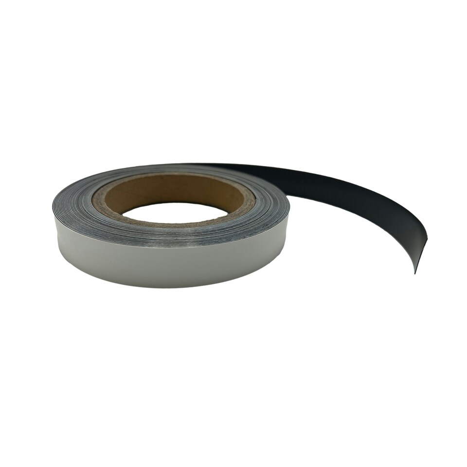 image 1 of 10m White Magnetic Strip Roll with Dry Wipe Clean Finish