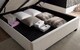 image 2 of Aurora Warmstone Velvet Ottoman Bed And Quartz 1000 Pocket Sprung Mattress Double | Multi