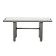 image 3 of 8 Seater 5 Piece Corner Dining Set - 3 Seater Sofa - 2 Seater + 2 Armrests, 2 Foot Stools with Rectangular Table + Cushions