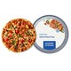image 3 of 2 x Non-Stick Large 33cm Round Pizza Pan Tray Ideal for Pizzas & Pastries Silver