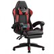 image 1 of Rattantree Ergonomic Gaming Chair Massage Lumbar Footrest Leather Swivel 150 Kg Capacity