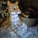 image 2 of 54cm The Snowman & Snowdog 2018 Acrylic Fox Christmas Decoration with 100 Ice White LEDs