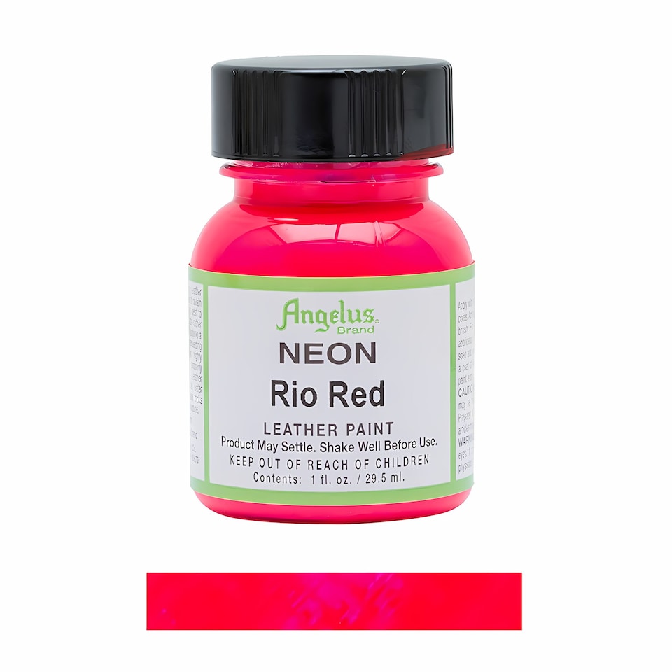 image 1 of Angelus Neon Leather Paint for Sneaker Customs and Shoes 1oz