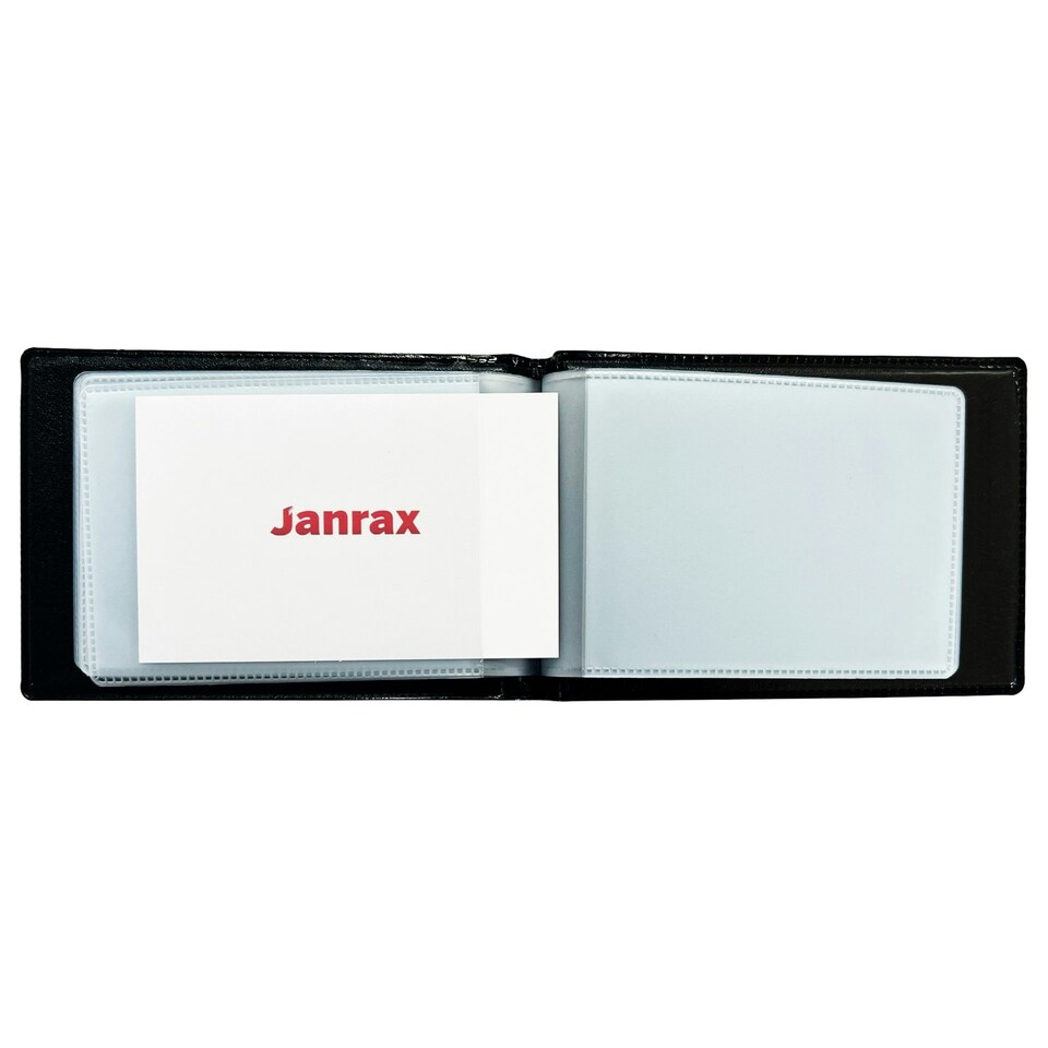 image 1 of 20 Pocket Black Name Business Card Holder by Janrax