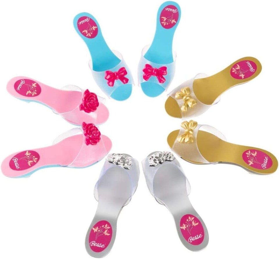 image 1 of Princess Shoe and jewelry Boutique with 4 Pairs of Shoes, Rings, Bracelets & Earrings Included