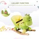 image 5 of HOMCOM Kids Rocking Horse, Plush Ride-On Dinosaur Seat w/ Seat Safety Belt