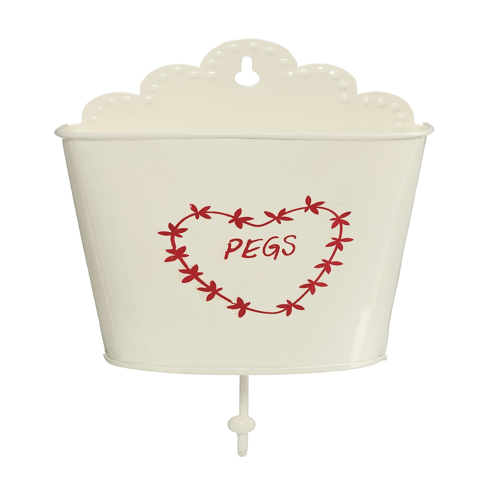 Anglaise Hanging Peg Holder Cream