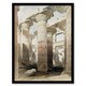 image 1 of David Roberts Framed Wall Art Karnak Temple Great Hypostyle Hall Home Décor