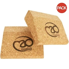 Yoga-Mad Yoga Wedge (Pack of 2) - Brown - One Size